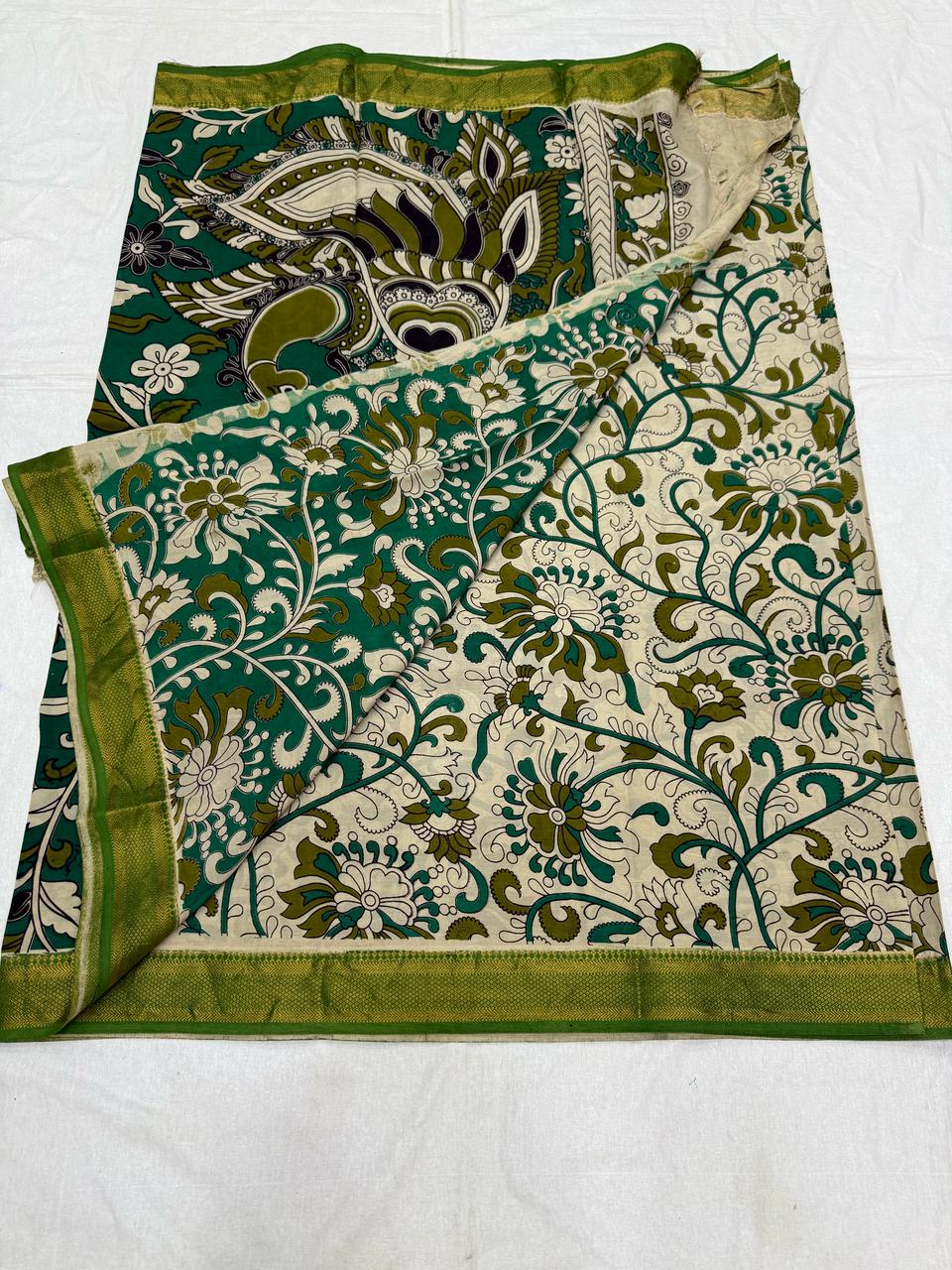 Nellore silk kalamkari sarees